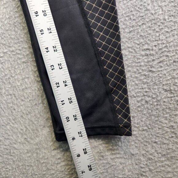 Athleta Leggings Womens Large Black Straight Up Yoga Reflective Zip Pocket - Picture 12 of 14